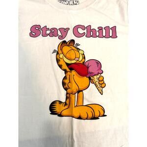 NICKELODEON GARFIELD Graphic Tee NEW "Stay Chill" SS Size M?